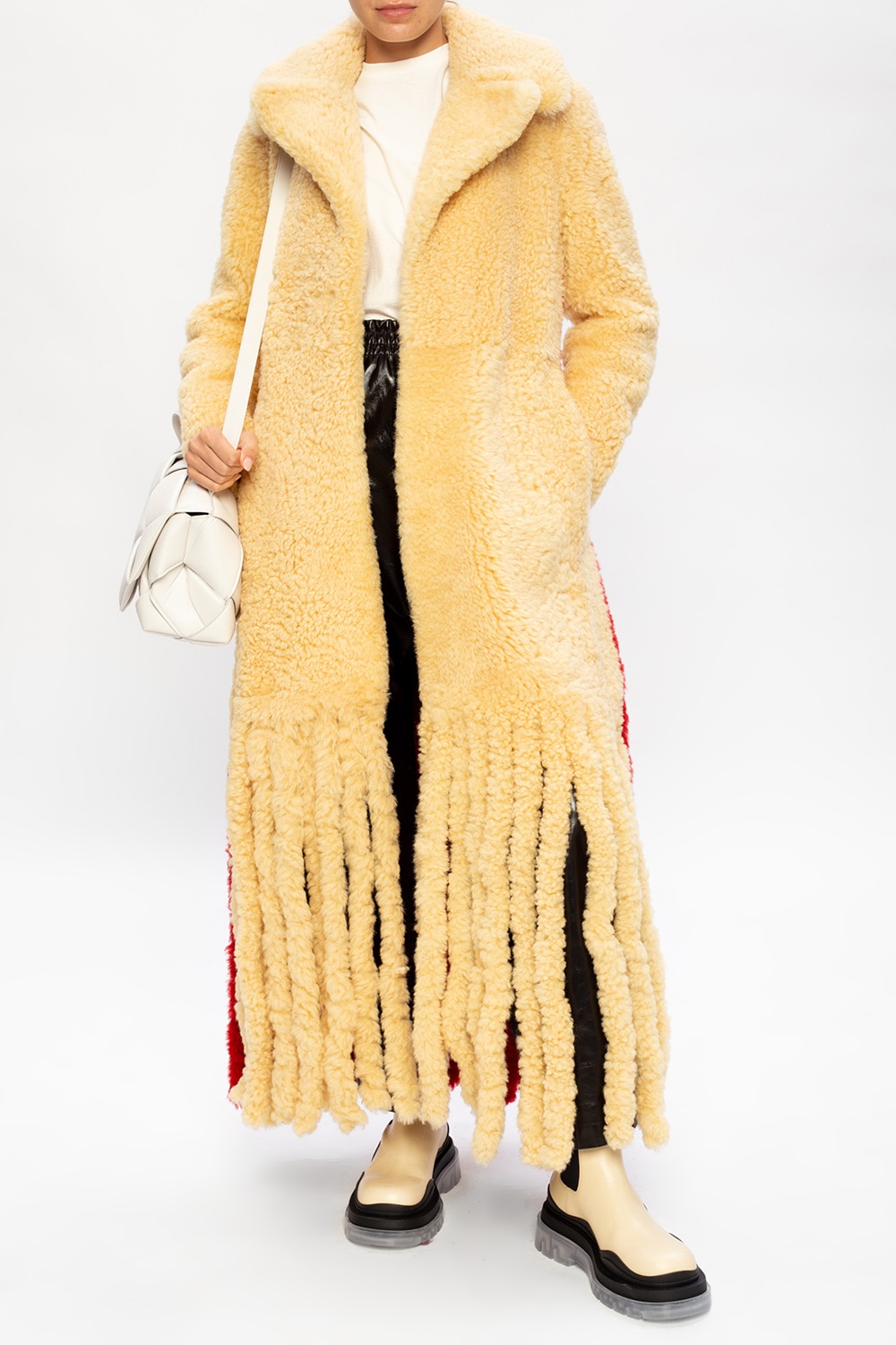 Bottega Veneta Wool coat with fringes | Women's Clothing | Vitkac